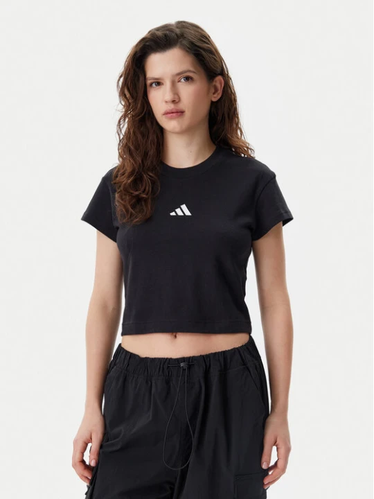 Zdjęcie produktu adidas T-Shirt Future Icons Small Logo Baby JE4000 Czarny Slim Fit