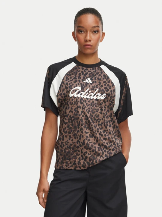Zdjęcie produktu adidas T-Shirt House Of Tiro Jersey KV0905 Brązowy Regular Fit