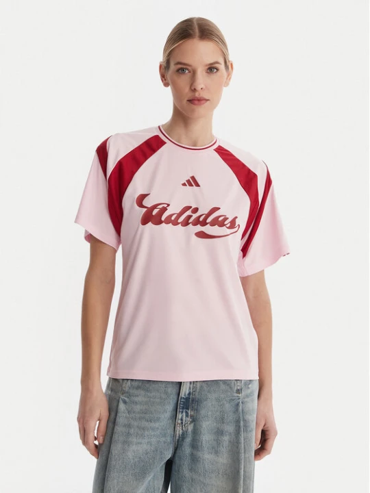 Zdjęcie produktu adidas T-Shirt House Of Tiro JY7624 Różowy Regular Fit