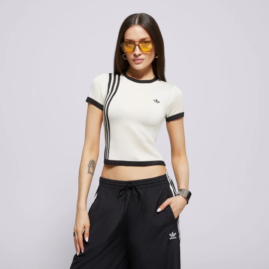 Zdjęcie produktu Adidas T-Shirt Knitted 3S Tee kremowy