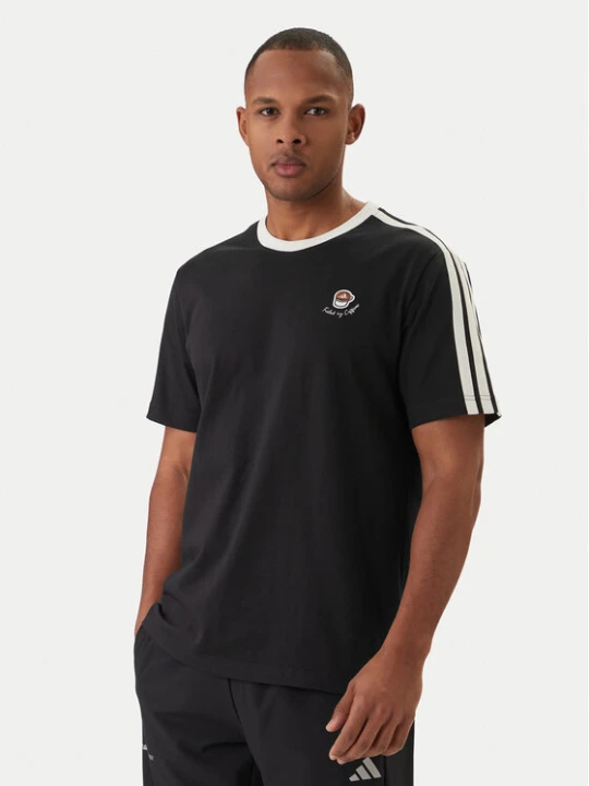 Zdjęcie produktu adidas T-Shirt Lux Coffee Cafe Cup Graphic KG5413 Czarny Loose Fit