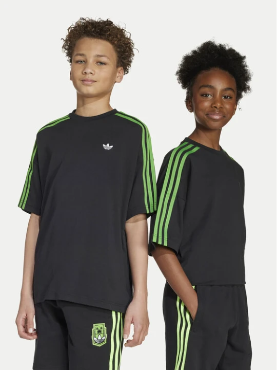 Zdjęcie produktu adidas T-Shirt Minecraft JW7751 Czarny Loose Fit