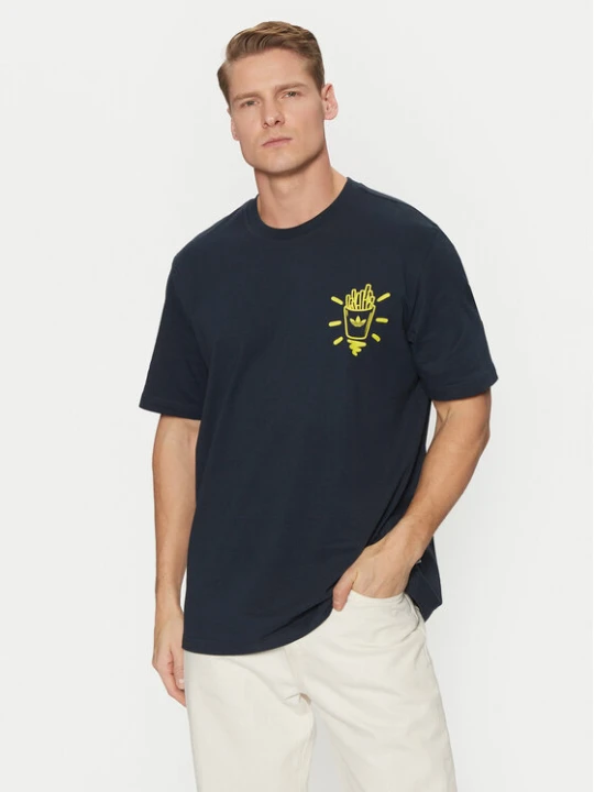 Zdjęcie produktu adidas T-Shirt Street B JP4500 Granatowy Loose Fit