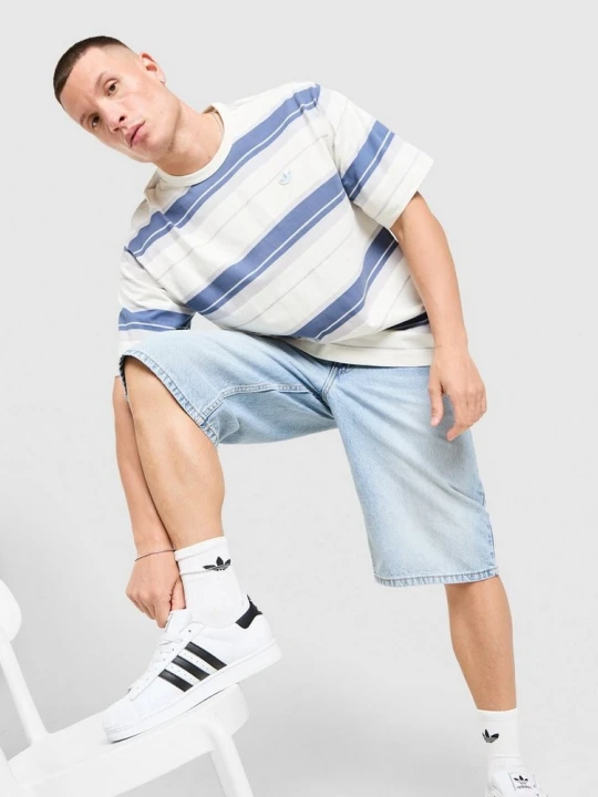 Zdjęcie produktu adidas T-Shirt Stripe niebieski