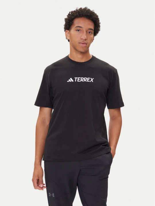 Zdjęcie produktu adidas T-Shirt Terrex Classic Logo JF9143 Czarny Regular Fit