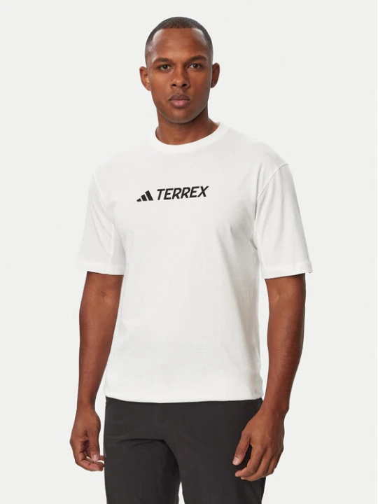 Zdjęcie produktu adidas T-Shirt Terrex Classic Logo T-Shirt JF9144 Biały Regular Fit