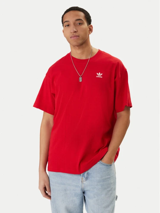 Zdjęcie produktu adidas T-Shirt Trefoil Essentials KC8984 Czerwony Oversize