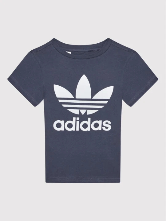 Zdjęcie produktu adidas T-Shirt Trefoil HC9601 Granatowy Regular Fit