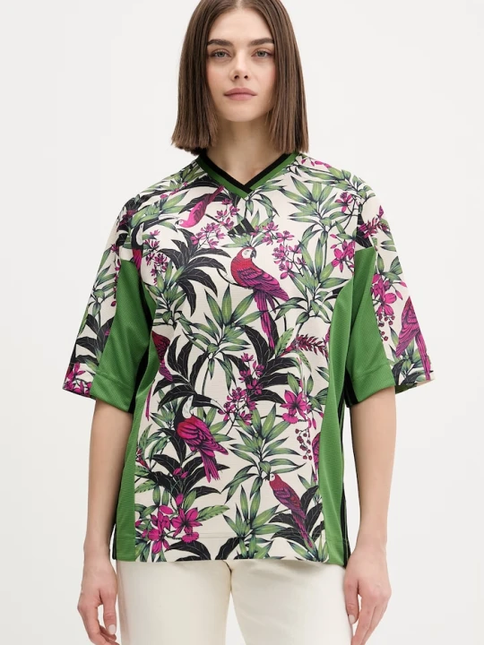 Zdjęcie produktu adidas t-shirt x Farm Rio zielony