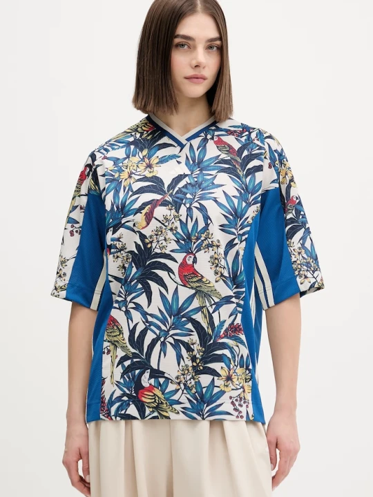Zdjęcie produktu adidas t-shirt x Farm Rio niebieski