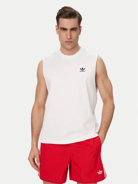 Zdjęcie produktu adidas Tank top Trefoil Essentials KE3396 Biały Regular Fit