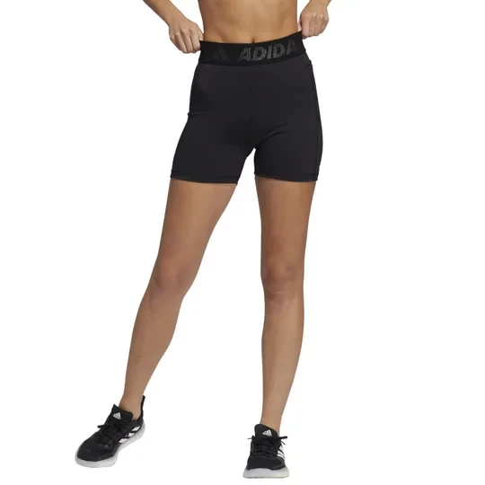 Zdjęcie produktu adidas Techfit Badge Of Sport Short Tights GL0689, Damskie, Czarne, spodenki, poliester, rozmiar: XL