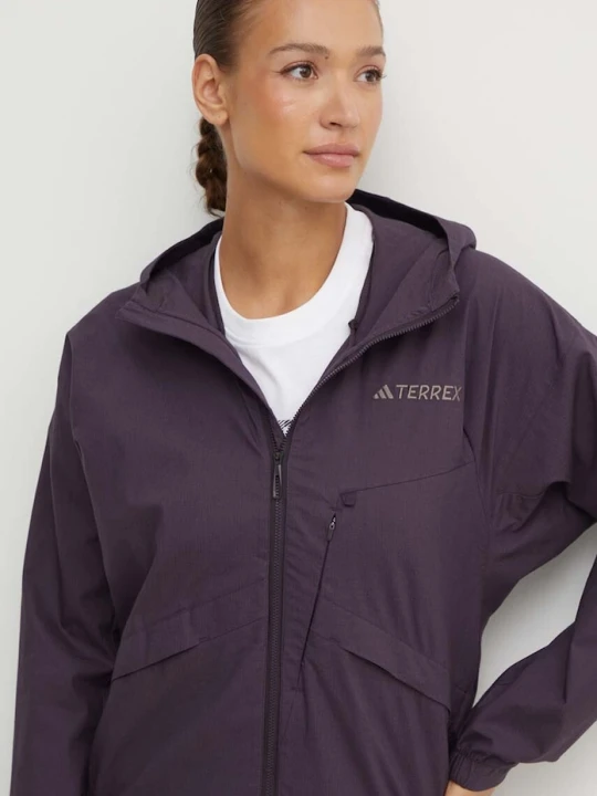 Zdjęcie produktu adidas TERREX kurtka outdoorowa Xperior fioletowy
