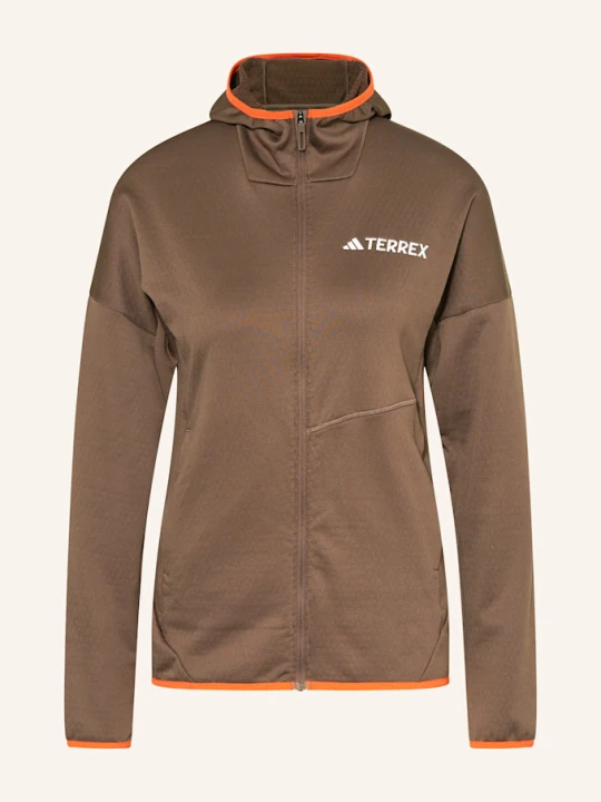 Zdjęcie produktu Adidas Terrex Kurtka Z Polaru Terrex Xperior Climawarm Lifgt Fleece Hooded braun BRĄZOWY