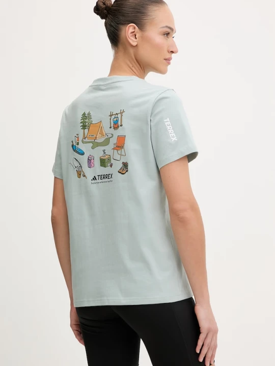 Zdjęcie produktu adidas TERREX t-shirt sportowy turkusowy
