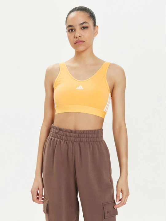 Zdjęcie produktu adidas Top Essentials 3-Stripes IR6110 Żółty Slim Fit