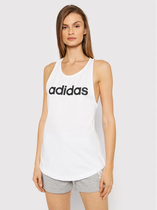 Zdjęcie produktu adidas Top Essentials Loose Logo GL0567 Biały Regular Fit