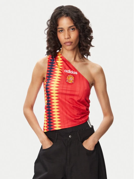 Zdjęcie produktu adidas Top Spain Reconstructed Bringback KE2292 Czerwony Slim Fit