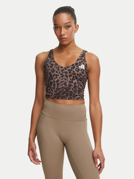 Zdjęcie produktu adidas Top Workout Essentials KZ2521 Brązowy Slim Fit
