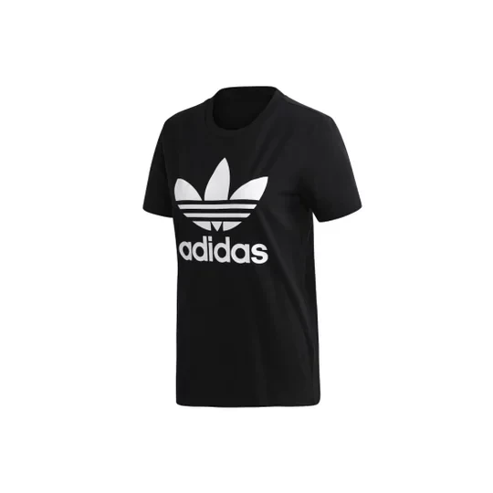 Zdjęcie produktu adidas Trefoil Tee FM3311, Damskie, Czarne, t-shirty, bawełna, rozmiar: 32 adidas Originals
