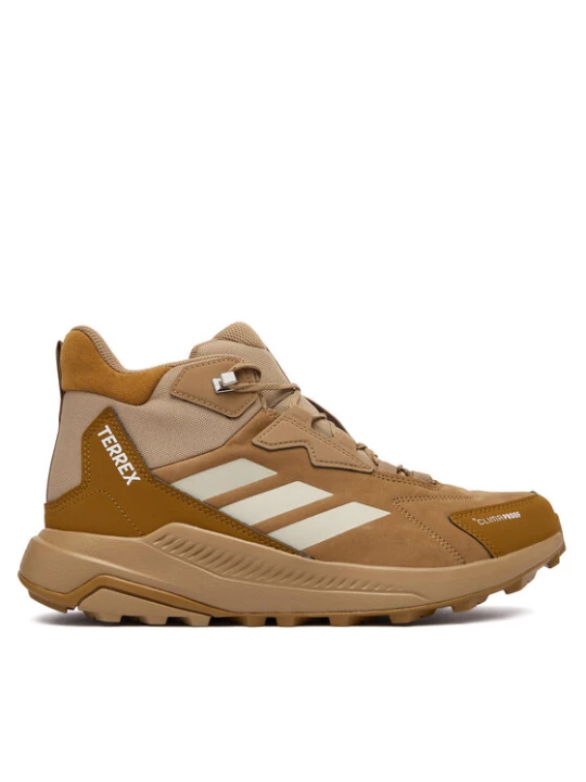 Zdjęcie produktu adidas Trekkingi Terrex Anylander Leather Mid Climaproof Hiking Shoes KH8876 Brązowy jasny