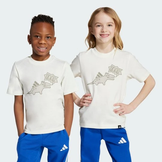 Zdjęcie produktu Adiraptor Graphic T-Shirt Kids Adidas Off White