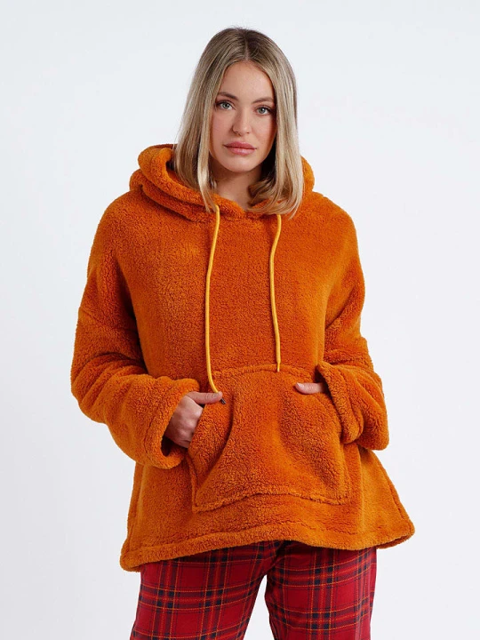 Zdjęcie produktu admas Bluza w kolorze pomarańczowym rozmiar: M