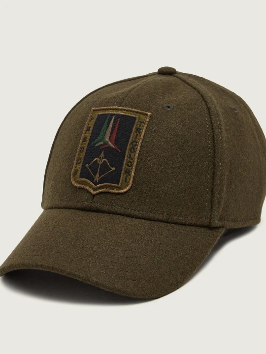 Zdjęcie produktu Aeronautica Militare Bejsbolówka | z dodatkiem wełny oliwkowy