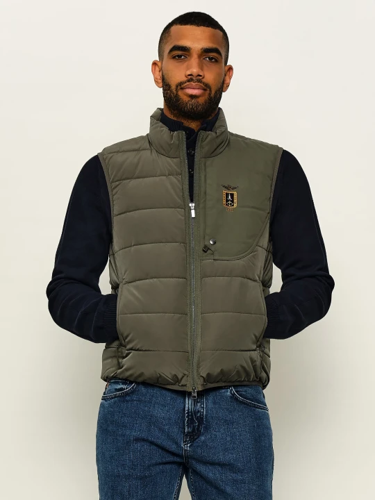 Zdjęcie produktu Aeronautica Militare Bezrękawnik | Slim Fit zielony