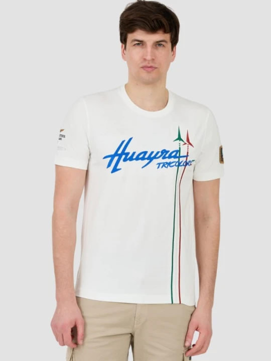 Zdjęcie produktu AERONAUTICA MILITARE Biały męski t-shirt Short Sleeve, Rozmiar M