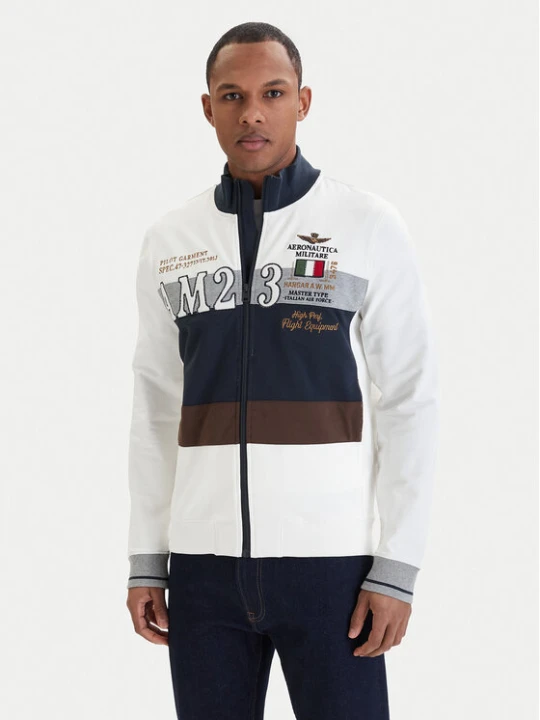 Zdjęcie produktu Aeronautica Militare Bluza 261FE2095UF00674 Biały Regular Fit