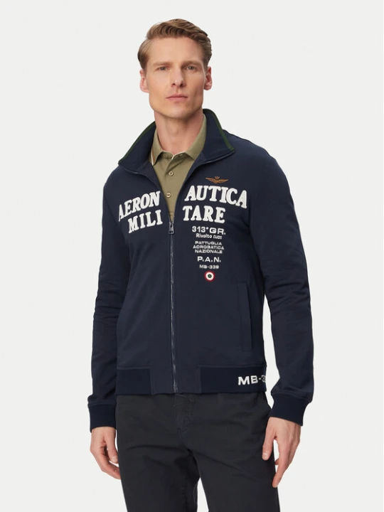 Zdjęcie produktu Aeronautica Militare Bluza 261FE2105UF00683 Granatowy Regular Fit