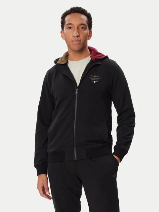 Zdjęcie produktu Aeronautica Militare Bluza 262FE2097UF00662 Czarny Regular Fit