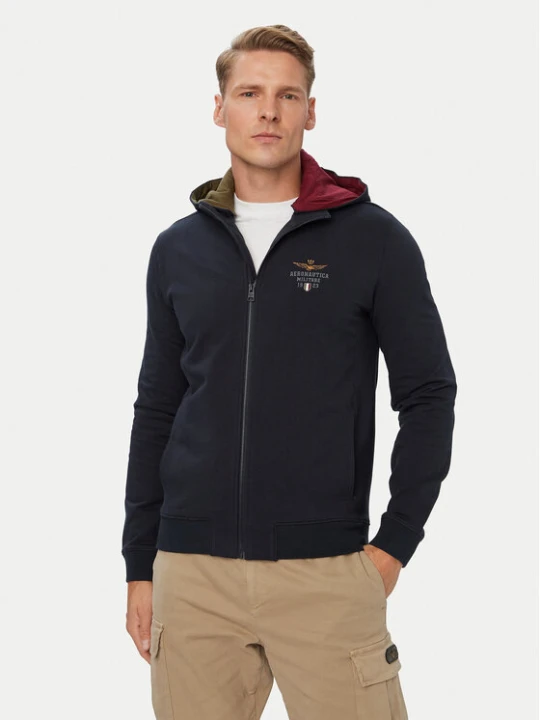 Zdjęcie produktu Aeronautica Militare Bluza 262FE2097UF00662 Granatowy Regular Fit