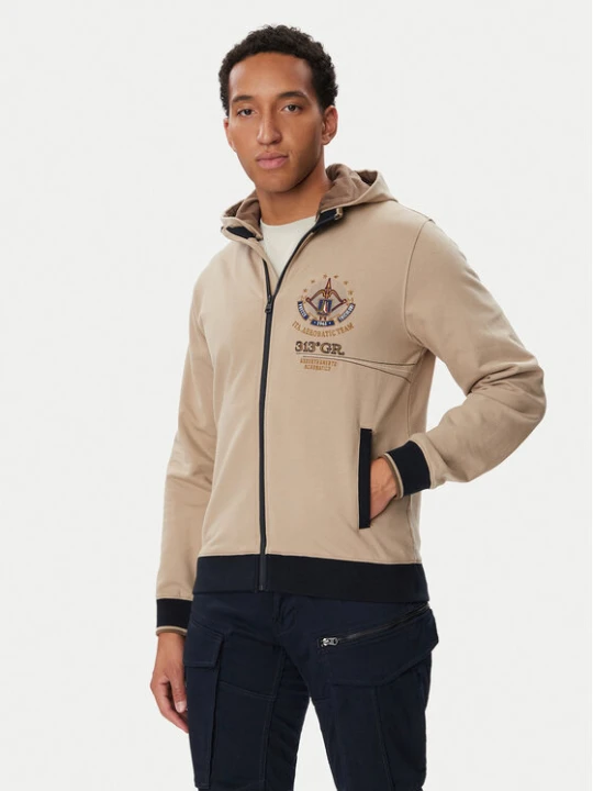Zdjęcie produktu Aeronautica Militare Bluza 262FE2131UF00662 Beżowy Regular Fit