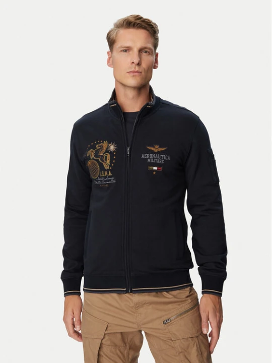 Zdjęcie produktu Aeronautica Militare Bluza 262FE2134UF00662 Granatowy Regular Fit