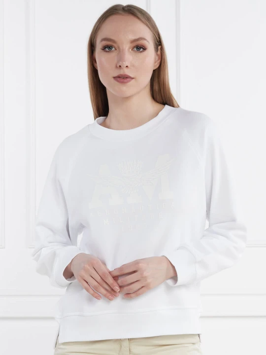 Zdjęcie produktu Aeronautica Militare Bluza militare | Regular Fit biały