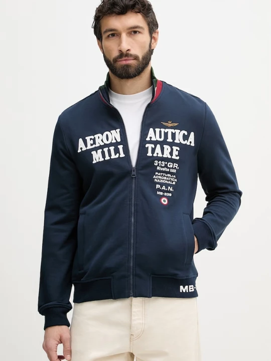 Zdjęcie produktu Aeronautica Militare bluza rozpinana męska granatowy