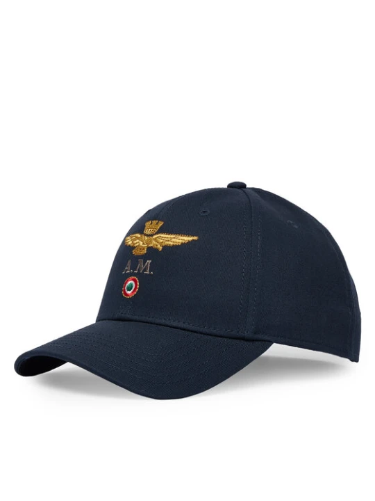 Zdjęcie produktu Aeronautica Militare Czapka z daszkiem 262HA1100UCT02848 Granatowy