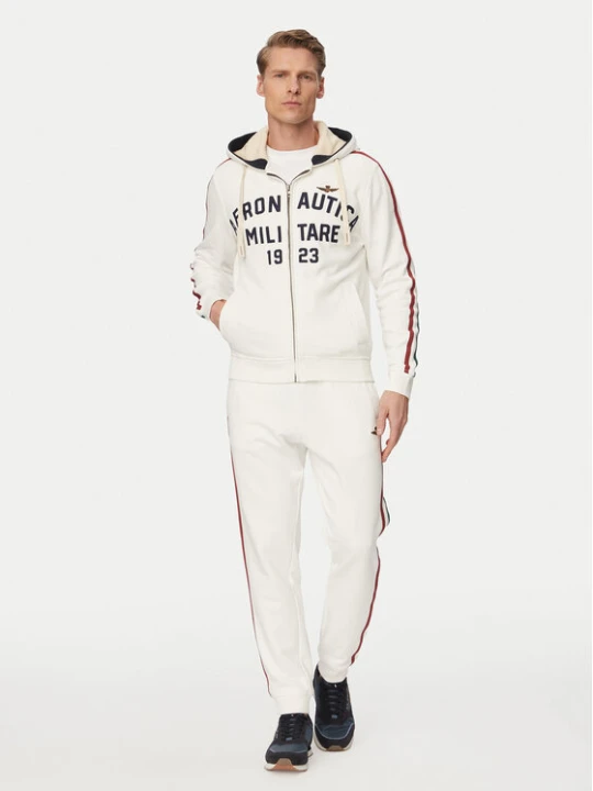 Zdjęcie produktu Aeronautica Militare Dres 261TF0107UF00677 Biały Regular Fit