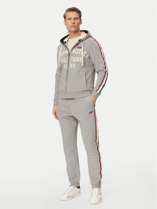Zdjęcie produktu Aeronautica Militare Dres 261TF0107UF00677 Szary Regular Fit