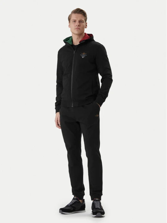 Zdjęcie produktu Aeronautica Militare Dres 261TF0108UF00674 Czarny Regular Fit