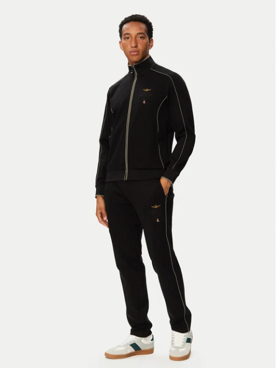 Zdjęcie produktu Aeronautica Militare Dres 262TF0125UF00691 Czarny Regular Fit