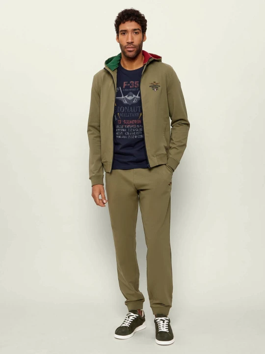 Zdjęcie produktu Aeronautica Militare Dres | Regular Fit oliwkowy
