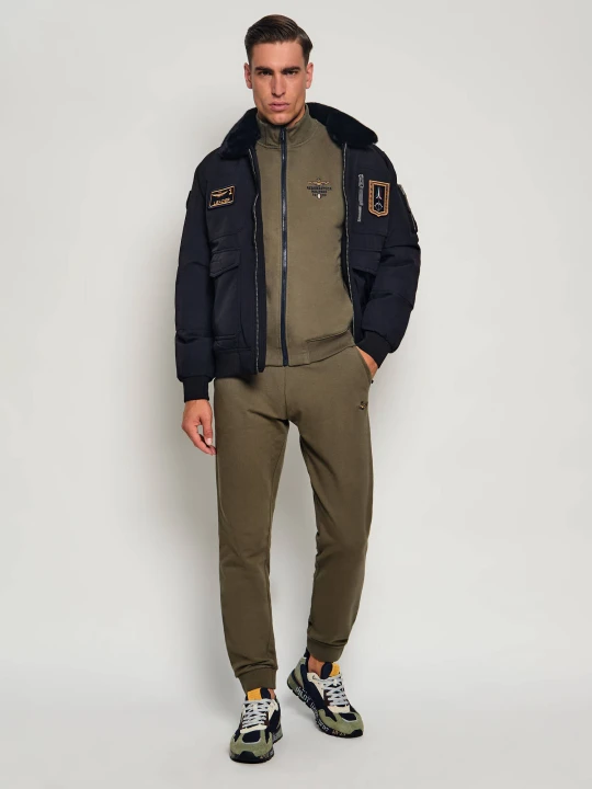 Zdjęcie produktu Aeronautica Militare Dres | Regular Fit oliwkowy