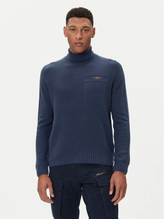 Zdjęcie produktu Aeronautica Militare Golf 252MA1587UL00904 Granatowy Regular Fit