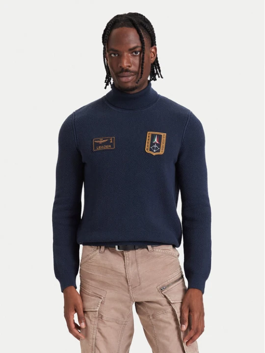Zdjęcie produktu Aeronautica Militare Golf 262MA1660UL00903 Granatowy Regular Fit