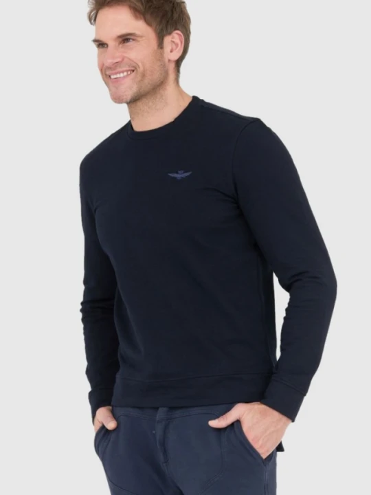 Zdjęcie produktu AERONAUTICA MILITARE Granatowa bluza męska, Rozmiar 3XL Niebieski
