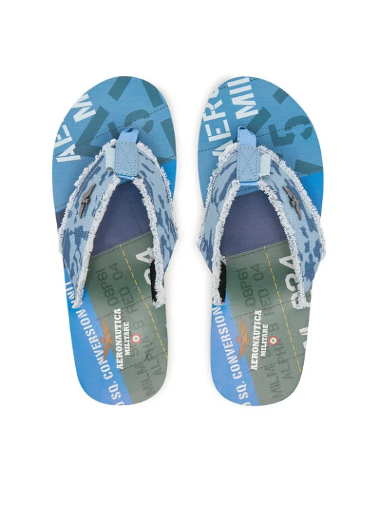 Zdjęcie produktu Aeronautica Militare Japonki 261SC0310UCT03593 Niebieski