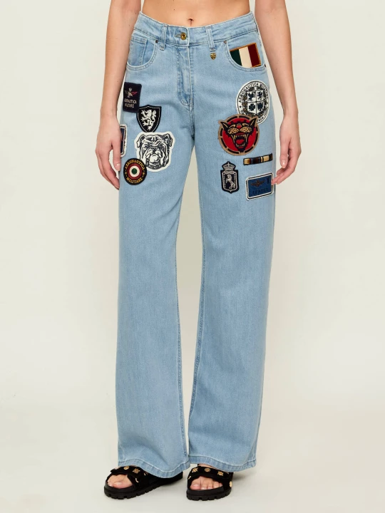 Zdjęcie produktu Aeronautica Militare Jeansy | Relaxed fit błękitny